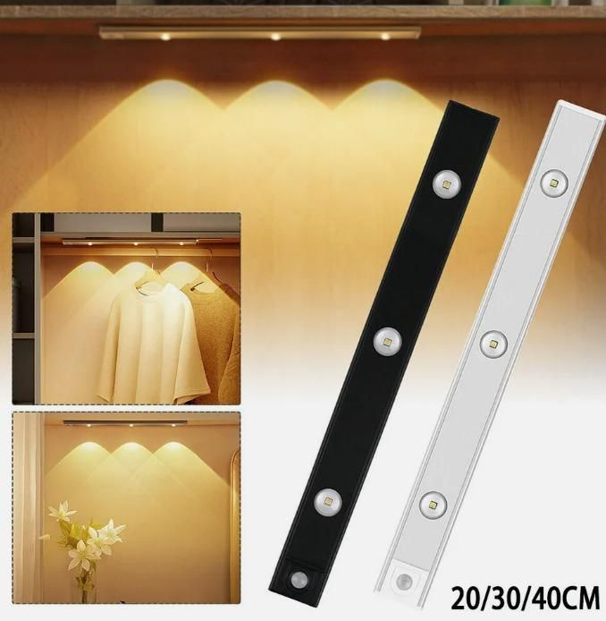 Primestop LED PIR Motion Sensor Cabinet with USB Rechargeble