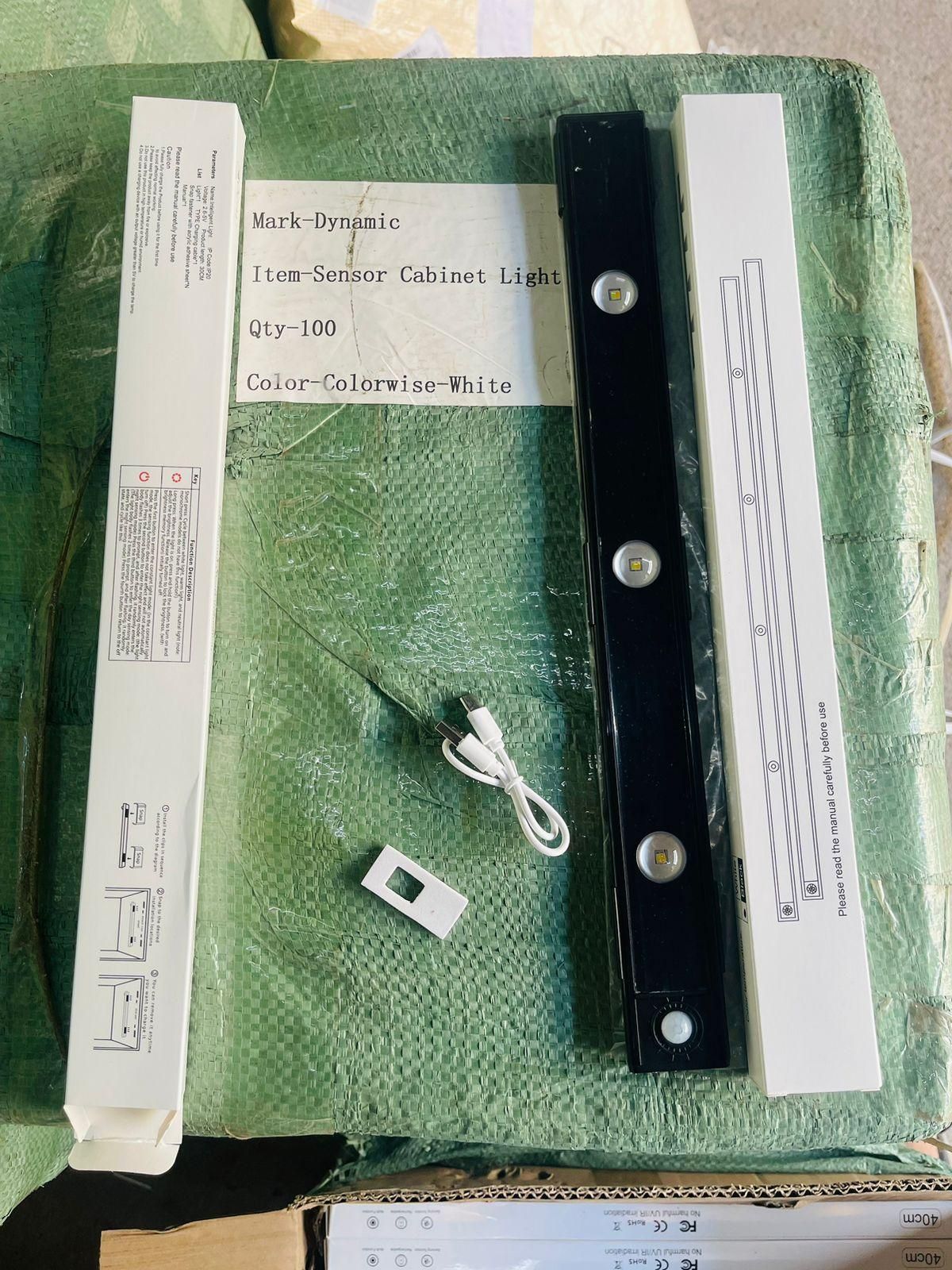 Primestop LED PIR Motion Sensor Cabinet with USB Rechargeble